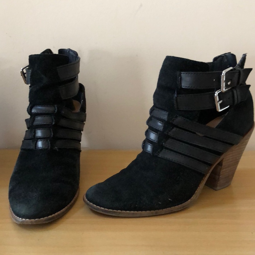 Dolce vita suede leather strappy booties
